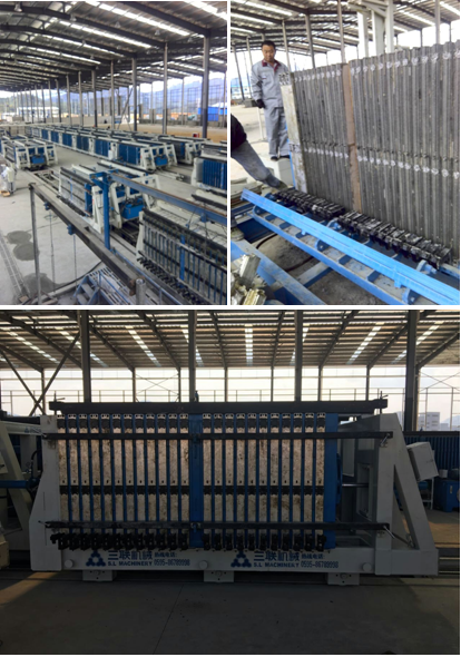 horizontal wall panel machine